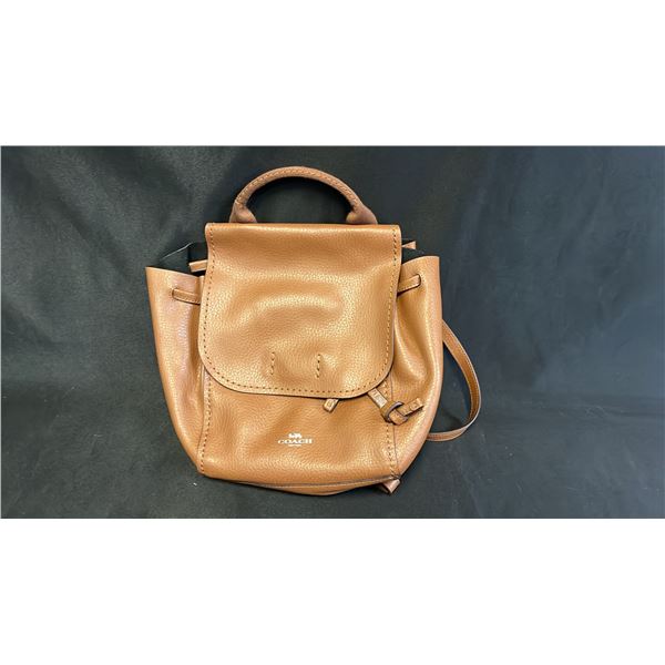 *NEW WITH TAGS* COACH LEATHER MINI BACKPACK