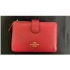 Image 2 : *NEW WITH TAGS* (2) COACH LEATHER WALLETS WITH ZIPPER POCKET