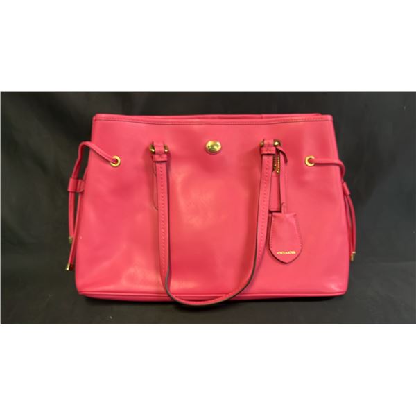 *NEW WITH TAGS* COACH LEATHER DRAWSTRING CARRYALL BAG