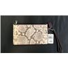 Image 2 : *NEW WITH TAGS* COACH PYTHON PATTERN DOUBLE ZIPPERED WRISTLET
