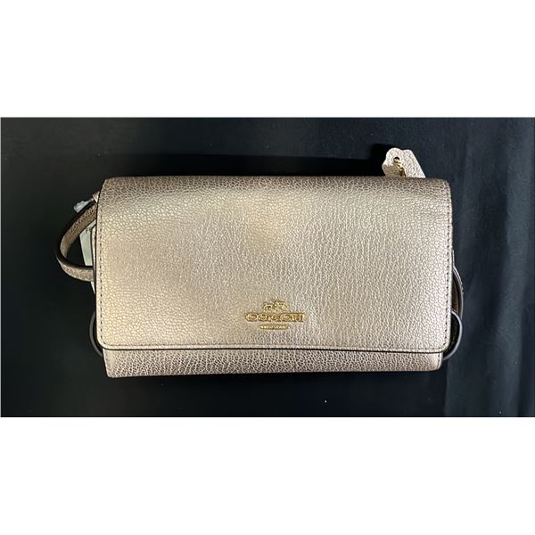 *NEW WITH TAGS* COACH SMOOTH LEATHER CROSSBODY PHONE WALLET