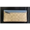 Image 2 : *NEW* COACH LEATHER SIGNATURE ENVELOPE WALLET