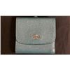 Image 2 : *NEW WITH TAGS* (2) COACH GLITTER LEATHER TRIFOLD WALLETS