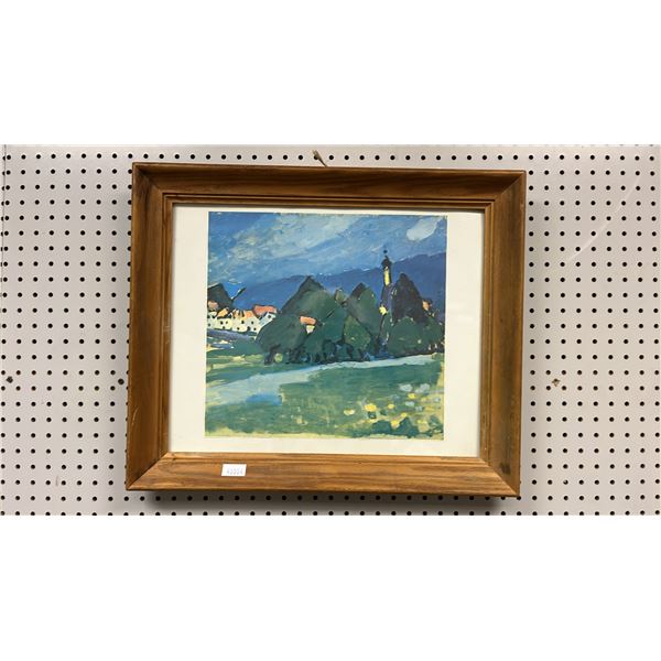 FRAMED ALEXEJ  JAWLENSKY "MURNAU (OBERBAYERN)" PRINT: 24" X 20" FRAMED
