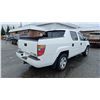 Image 6 : 2008 HONDA RIDGELINE 4WD, 4DR PICKUP, WHITE, VIN 2HJYK16488H001414,