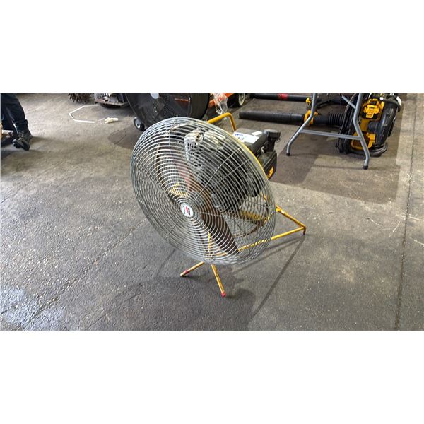 WBM GAS FAN ON STAND WITH HONDA GC160 MOTOR