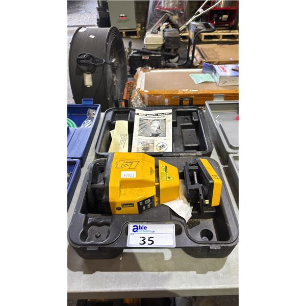 PRO SHOT L4 SELF LEVELLING ROTARY LASER LEVEL WITH CASE