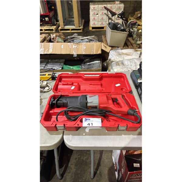 MILWAUKEE SAWZALL WITH CASE