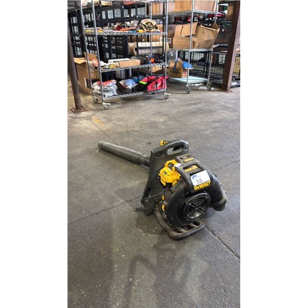 DEWALT CORDLESS BACKPACK BLOWER WITH 1 BATTERY