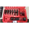 Image 2 : MILWAUKEE FORCELOGIC PRESS TOOL WITH BATTERY, CHARGER, ATTACHMENTS & CASE
