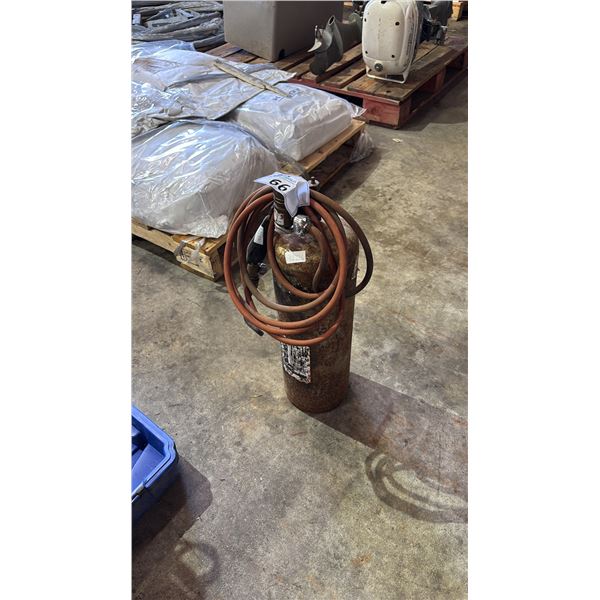 ACETYLENE TANK WITH HOSE & TORCH