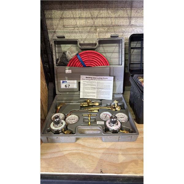 WELDING & CUTTING KIT WITH CASE