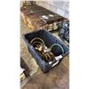 Image 2 : BIN OF WELDING HOSE, GAUGES & TORCH