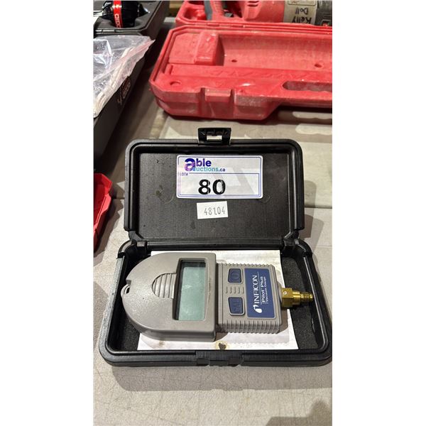 INFICON PILOT PLUS VACUUM GAUGE WITH CASE