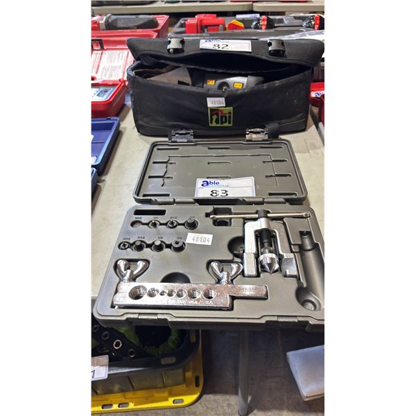 PROFESSIONAL BRAKE FLARING TOOL WITH CASE (INCOMPLETE)