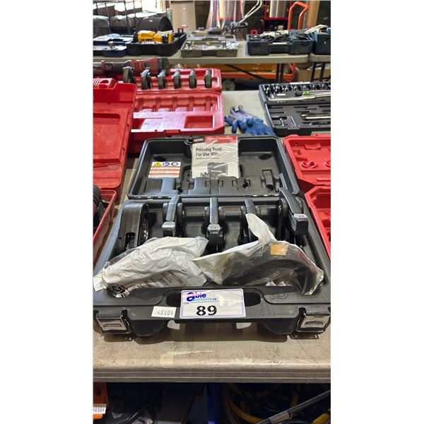 RIDGID PRESSING TOOLS FOR USE WITH MEGAPRESS FITTING SYSTEM WITH CASE