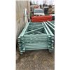 Image 3 : PALLET OF (10) 8'H PALLET RACKING UPRIGHTS