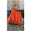 Image 3 : PALLET OF APPROX (50) 8'W PALLET RACKING SIDE RAILS