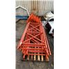 Image 3 : PALLET OF (9) 8'H PALLET RACKING UPRIGHTS