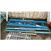 Image 4 : PALLET OF (2) 8'H PALLET RACKING UPRIGHTS, (2) 8'W PALLET RACKING SIDE RAILS, (2) ALUMINUM ARCHWAYS