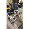 Image 1 : BOSCH 5412L SLIDING COMPOUND MITER SAW ON PORTABLE ADJUSTABLE STAND