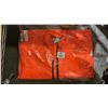 Image 3 : BOX OF 3M REFLECTIVE NUMBERS & NEW CONDOR SIZE L ORANGE SOFT SHELL JACKET