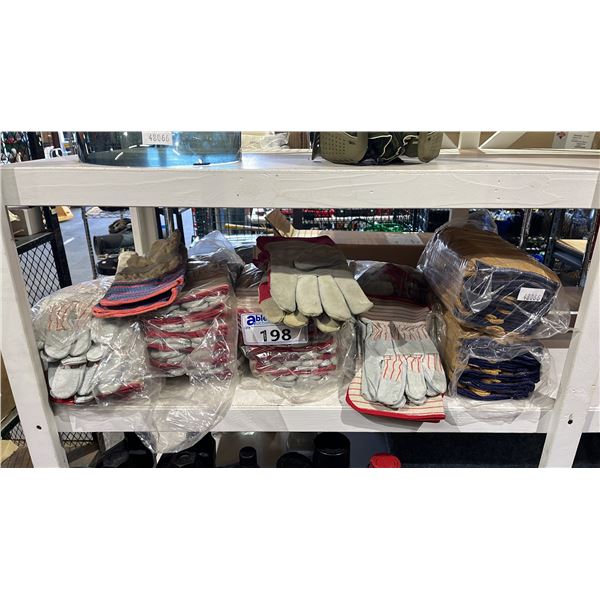 *NEW* SHELF OF ASSORTED GARDENING GLOVES