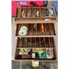 Image 5 : SWIM GOGGLES, TACKLE BOX & CONTENTS, FISHING REELS & GIBBS DODGERS