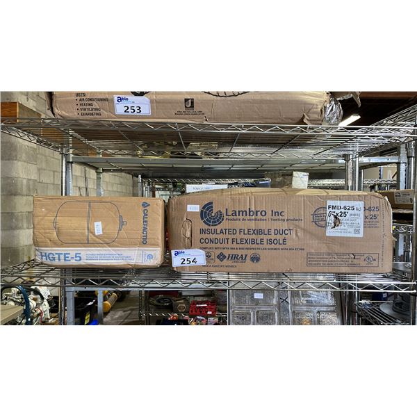 CALEFACTIO HGTE-5 POTABLE WATER EXPANSION TANK & 6"X25' INSULATED FLEXIBLE DUCT