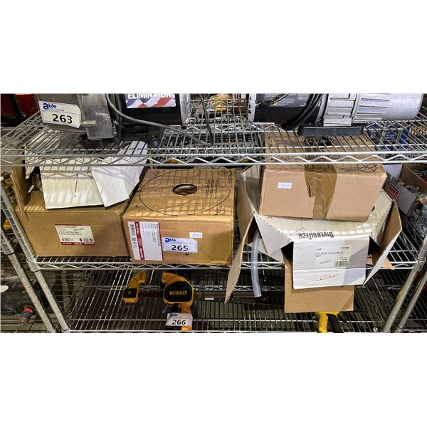 SHELF OF ASSORTED CLEAR VINYL TUBING