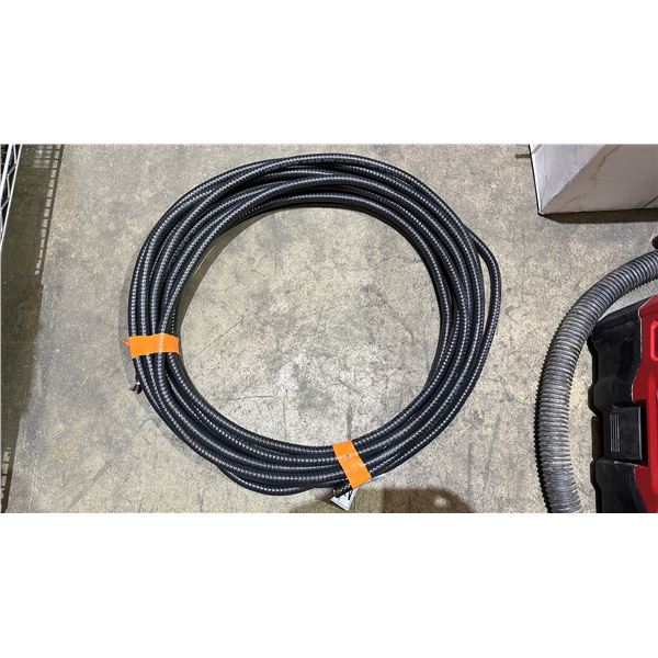 ROLL OF CORRUGATED BLACK TUBING