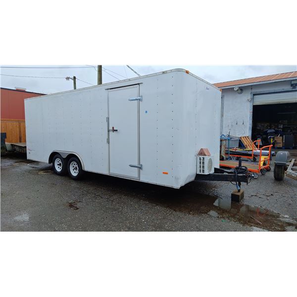 PACE AMERICAN 0.BA520TA2, CARGO TRAILER, WHITE, VIN 4P2WB20228U090213,
