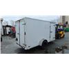 Image 2 : 2005 FOREST RIVER INC. ORVHW612SA CARGO TRAILER, WHITE, VIN 5NHUVH2195T603331,