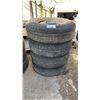 Image 1 : SET OF 4 GOODYEAR WRANGLER ST P225/75R16 TIRES MOUNTED ON 10 BOLT METAL RIMS