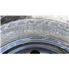 Image 4 : SET OF 4 GENERAL ALTIMAX ARCTIC 195/65R15 91Q TIRES MOUNTED ON 5 BOLT METAL RIMS