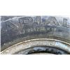 Image 8 : SET OF 2 FIRESTONE STEELTEX RADIAL R4S LT225/75R16 TIRES MOUNTED ON 8 BOLT METAL RIMS & MICHELIN