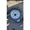 Image 2 : SET OF 2 BF GOODRICH LIFESAVER REASONS ST ST225/75R15 TIRES MOUNTED ON 6 BOLT METAL RIMS