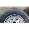 Image 4 : SET OF 2 BF GOODRICH LIFESAVER REASONS ST ST225/75R15 TIRES MOUNTED ON 6 BOLT METAL RIMS