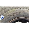 Image 4 : SET OF 2 HERCULES H-902 245/70R19.5 TIRES MOUNTED ON 8 BOLT METAL RIMS