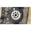 Image 2 : TRAIL AMERICA ST RADIAL ST205/75R15 TIRE MOUNTED ON 5 BOLT METAL RIM & POWER KING TOWMAX S/T