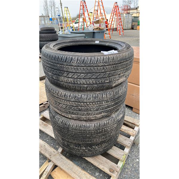 SET OF 4 BRIDGESTONE DUELER H/L P245/50R20 102V M+S TIRES