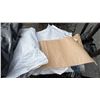 Image 3 : ROLLING METAL CART & CONTENTS: WOVEN POLYPROPYLENE BAGS, PLASTIC SHEETING & MORE