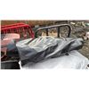Image 4 : ROLLING METAL CART & CONTENTS: WOVEN POLYPROPYLENE BAGS, PLASTIC SHEETING & MORE