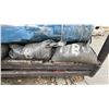 Image 5 : ROLLING METAL CART & CONTENTS: WOVEN POLYPROPYLENE BAGS, PLASTIC SHEETING & MORE