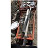Image 2 : (2) LARGE METAL POLES & (4) MOUNTING BRACKETS