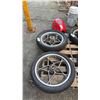 Image 1 : (1) METZELER 3.25-19 54H  MOTORCYCLE TIRE & (1) METZELER 130/90 B17 74H MOTORCYCLE TIRE