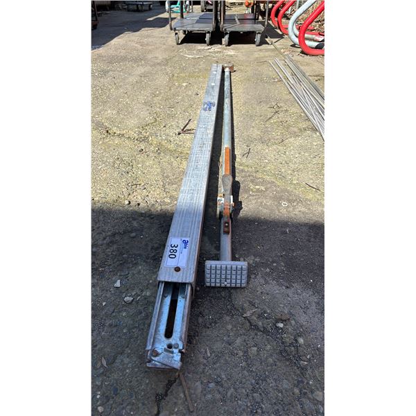 FOLDING STEEL RATCHET LOAD BAR & TELESCOPING LOAD BAR