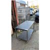 Image 1 : 2-TIER ROLLING METAL CART