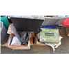 Image 3 : PALLET OF WORK LIGHTS, COUNTER TOP DISPLAY CASE, SOLAR FLASHLIGHT, SINK FILTERS & MORE: MUST TAKE