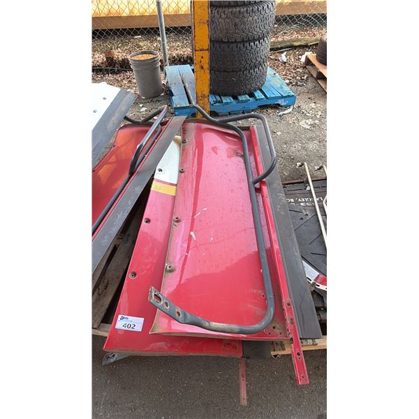 (2) SEMI TRUCK WIND DEFLECTORS